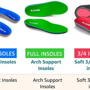 2 Pairs Arch Support Insoles